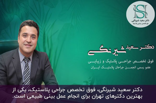 عمل بینی طبیعی گوشتی